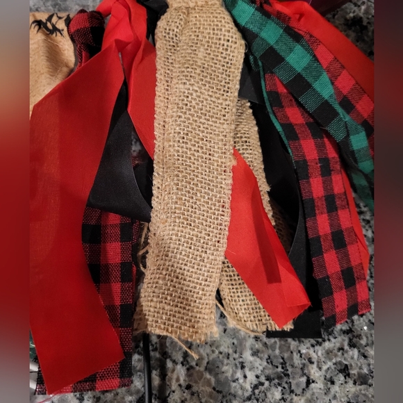 3Pcs Lumberjack 1st Birthday Party Hat Cake Topper Banner Buffalo Plaid Camping - Picture 5 of 7